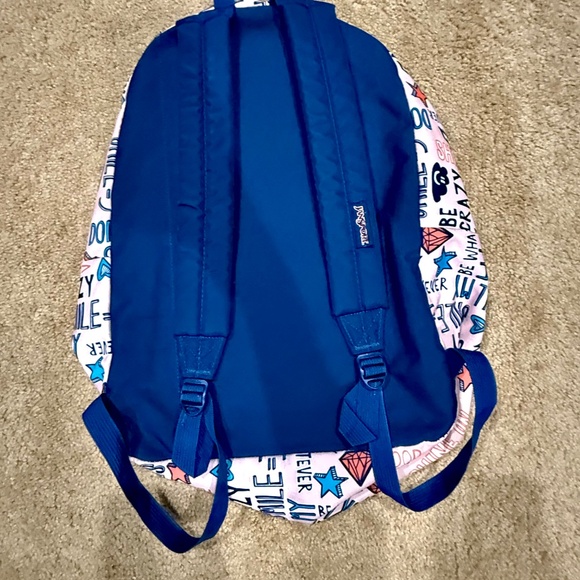 JANSPORT Girls Pink Doodle Backpack - Picture 3 of 3